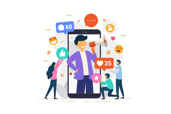 Download Social Media Influencer Illustration 3 - Premium Bundle