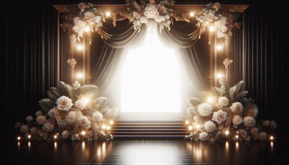 Download A Cinematic Floral Border with Dramatic - Dramatic Collection