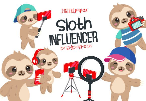 Download Sloth Influencer - Premium Resources