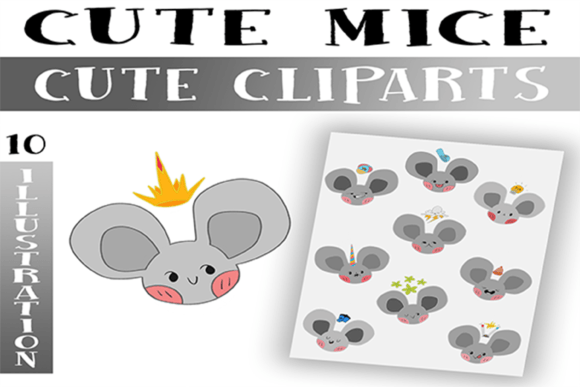 Download Cute Mouse Clipart Png / Commercial Use - Commercial Collection