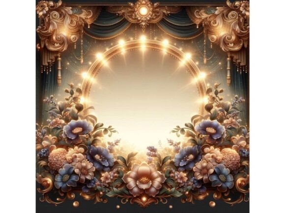Download A Cinematic Floral Border with Dramatic - Dramatic Collection
