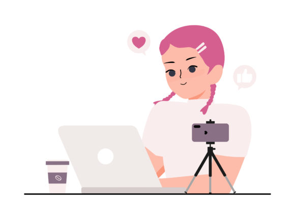 Download Content Creator and Influencer Woman - Premium Resources